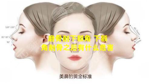 磨骨削下额角 下额角削骨之后有什么危害